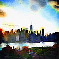 Watercolor Manhattan